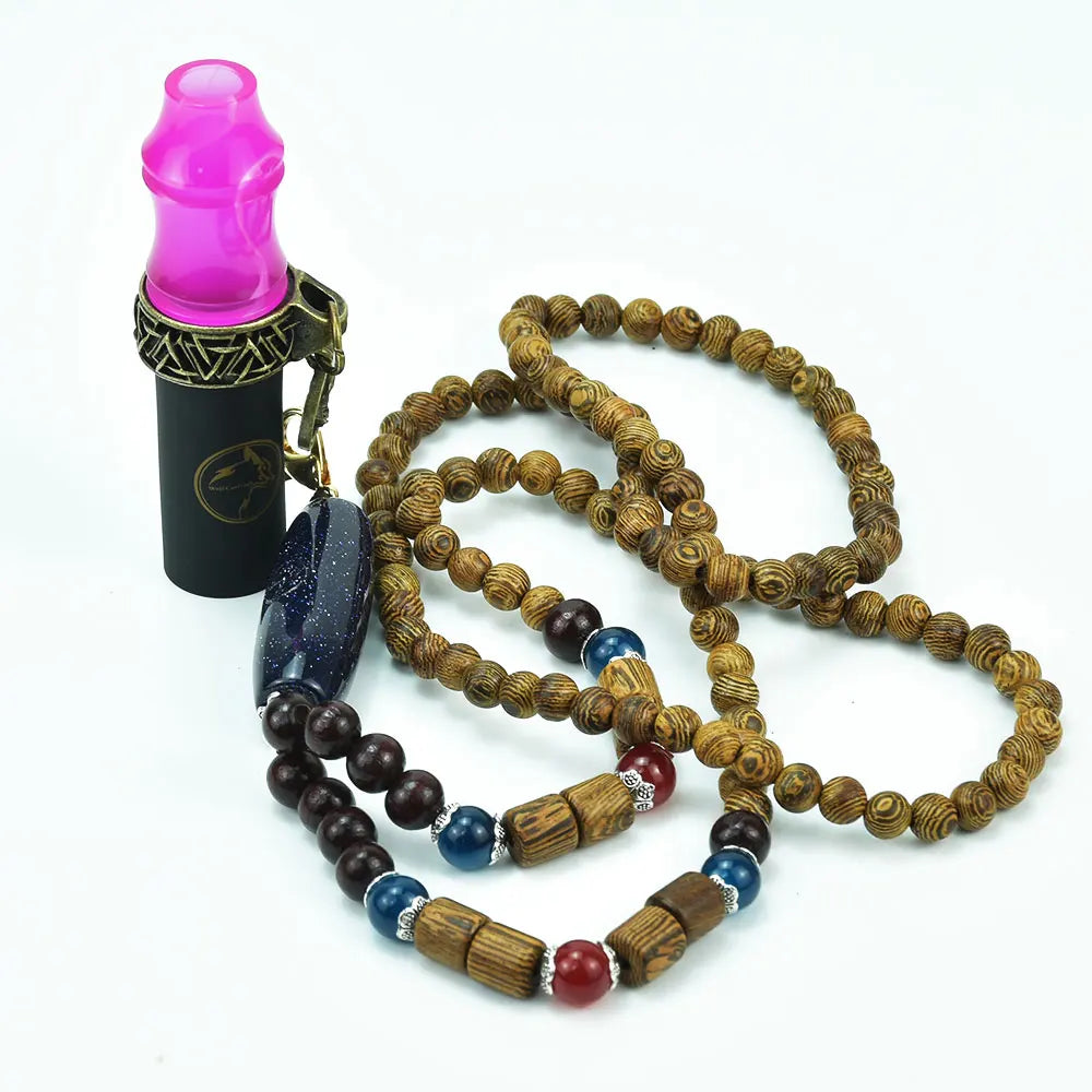 Shisha Mundstück mit Kette – Wiederverwendbar & Stylisch